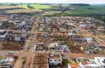 Rio Bonito do Iguaçu - Laudo técnico final do Simepar eleva classificação de tornado para F4